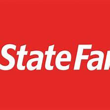 State Farm logo on a red background.